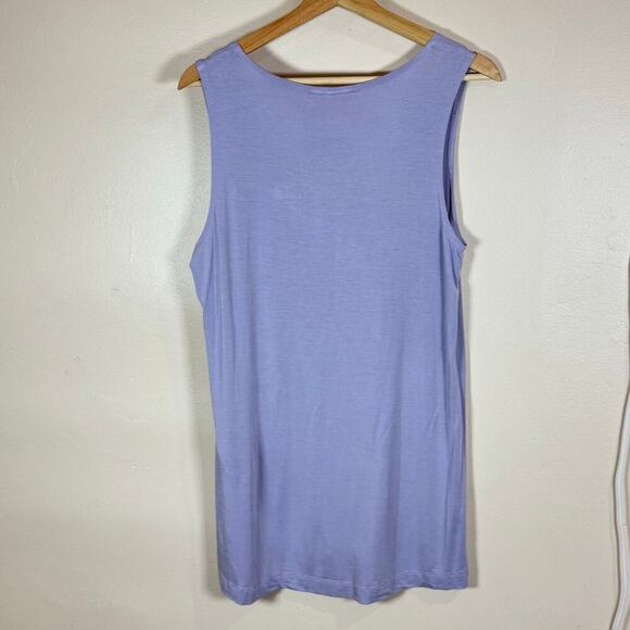 NWT bryn walker tank top lilac stretch micro modal made in USA MSRP $62 Size M - Picture 5 of 7
